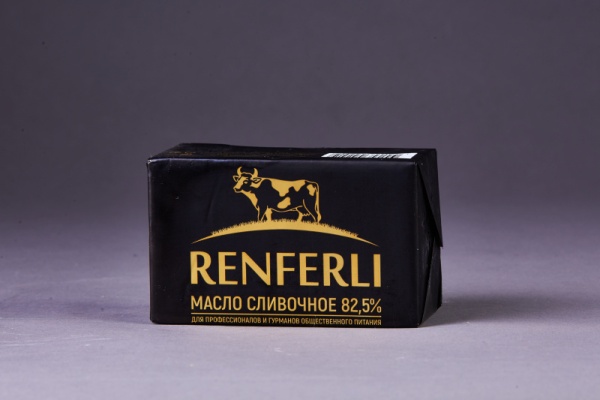 Масло сливочное 82,5% "Ренферли", 400 гр