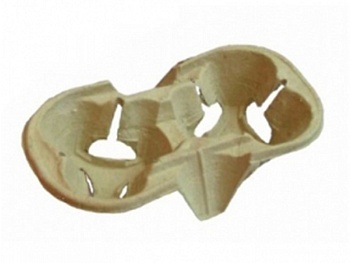 Держатель картонный для 2 стаканов, 21,6*11,3*4,5 см