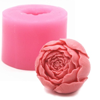 Силиконовый молд 3D  "Пион"