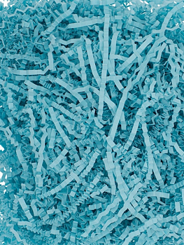 Наполнитель бумажный Голубой, 50 г (гофрированный)