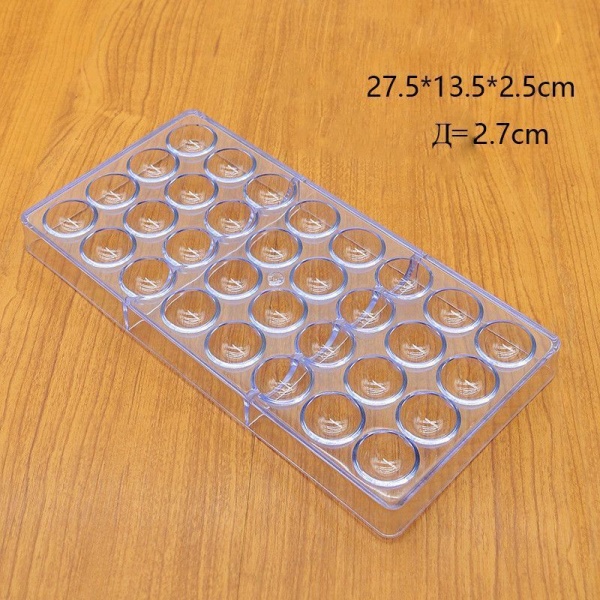 Форма поликарбонатная Полусфера 2,7 см, 32 ячейки