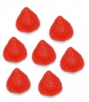 Мармелад фигурный "Клубника" 2,5 см, Россия, 1 шт
