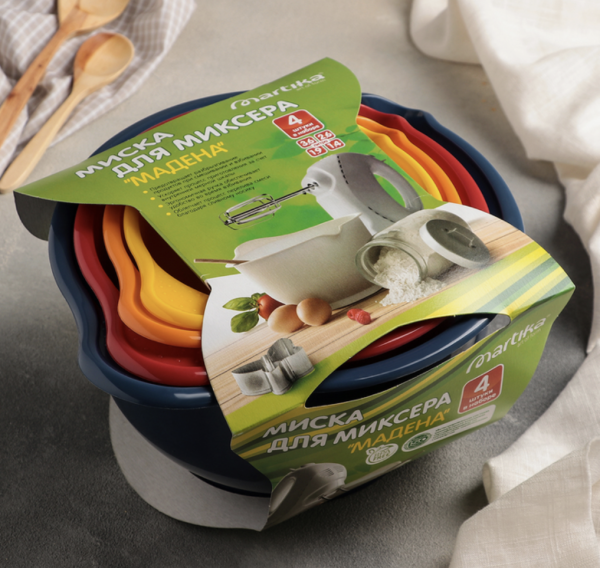 Набор емкостей для миксера, 4 шт: 1,4, 1,9, 2,6, 3,6 л Набор емкостей для миксера, 4 шт: 1,4, 1,9, 2,6, 3,6 л