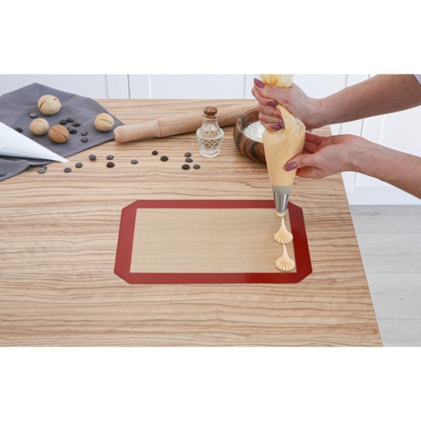 Коврик армированный, 30×20 см, цвет бежевый