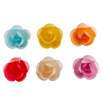 Цветы вафельные "Роза большая ", цвет микс, 1 шт