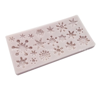 Молд силиконовый "Снежинки 20 в 1"