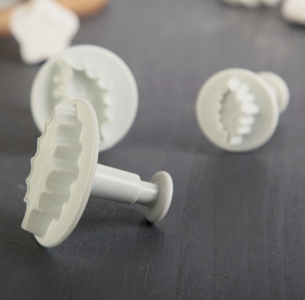 Набор плунжеров кондитерских Доляна «Листик», 3 шт