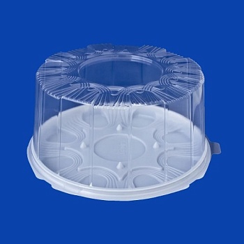 Контейнер пластиковый для торта, d-16, h-10