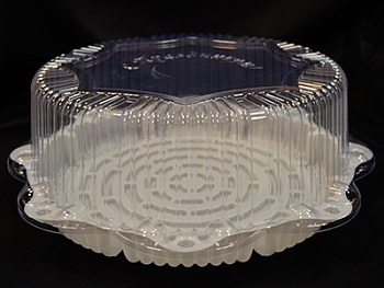 Контейнер пластиковый для торта, d-33, h-15