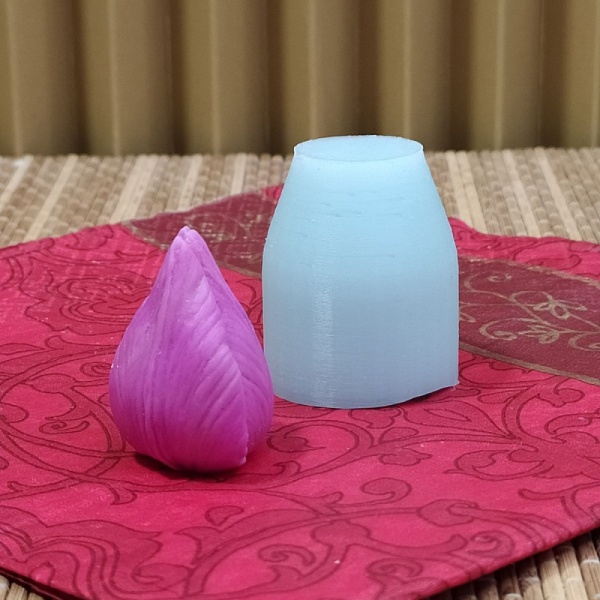 Силиконовый молд 3D Цветок №363 "Тюльпан" №3