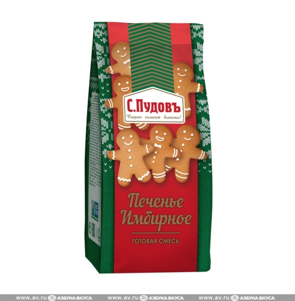 Смесь для выпечки "Печенье имбирное" С.Пудовъ, 400 гр