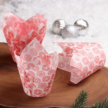 Капсула бумажная "Тюльпан", елочные игрушки, 5 х 8 см