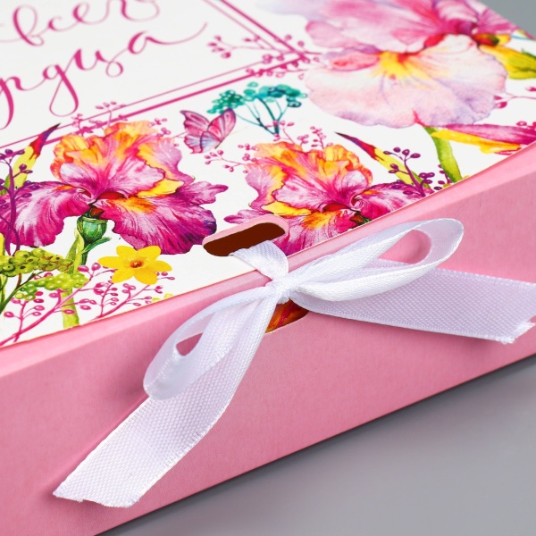 Коробка складная подарочная «От всего сердца», 20 х 18 х 5 см