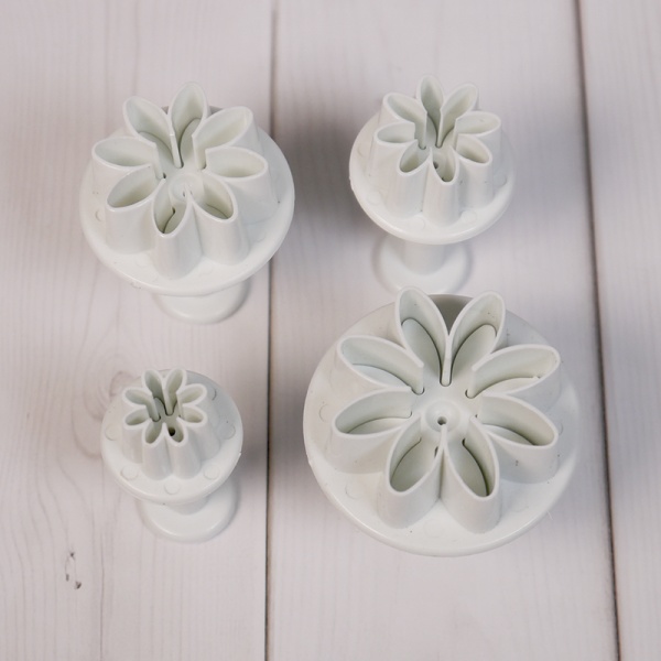 Набор плунжеров кондитерских  «Герберы», 4 шт