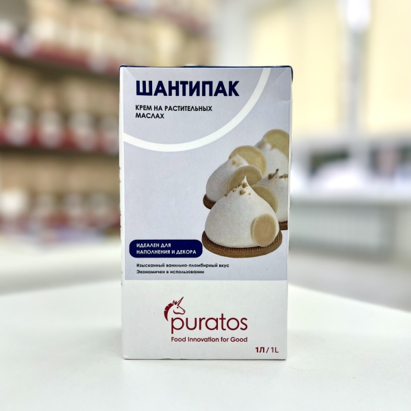 Крем для взбивания на растительных маслах Шантипак, 1 л