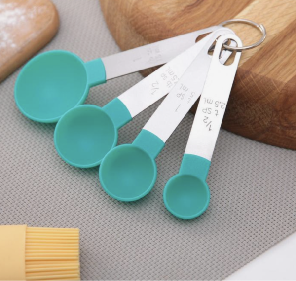 Набор мерных ложек Доляна Pesto, 4 шт: 15 мл, 7,5 мл, 5 мл, 2,5 мл