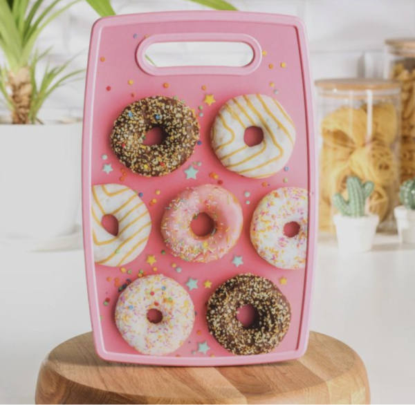 Доска разделочная прямоугольная Доляна «Сладости», 30×20 см, пластик