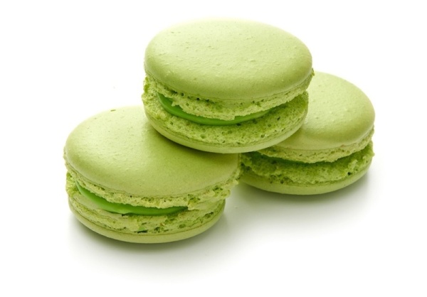 Крышечки макаронс (пара), фисташковый