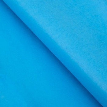 Бумага упаковочная тишью, Голубой, 50 см х 66 см, набор 10 шт