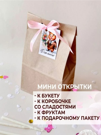 Открытка в ассортименте "Капибара", 4,5 х 7 см,  1 шт